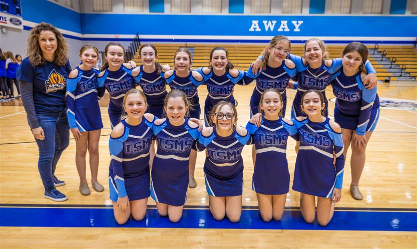 Middle school dance team performs during showcase